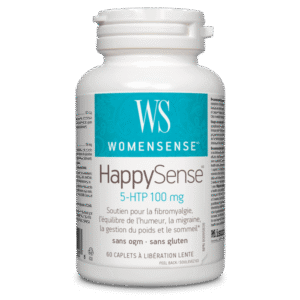 HappySense(MD) 5-HTP 100 mg caplets  libration lente - Hi-Res - PN0220